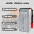 Miniatyrbillede 4 af 5: JJRC 1 stykke 3.7V 1800mAh 25C med JST-stik til JJRC H11D H11C HQ898B RC helikopter quadcopter tilbehør til fjernstyret legetøj Li-Po batteri