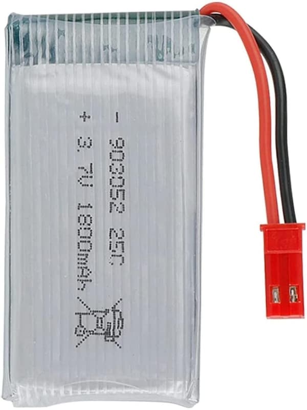 JJRC 1 stykke 3.7V 1800mAh 25C med JST-stik til JJRC H11D H11C HQ898B RC helikopter quadcopter tilbehør til fjernstyret legetøj Li-Po batteri
