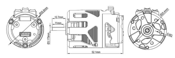 Surpass Hobby Rocket 540 6.5T V5R Modified