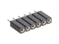 Miniatyrbilde 3 av 3: MPE-Garry 115-1-020-0-MTF-XS0, Pin-kontakt, Sort, Metallisk, Kopper, 260 °C, Rett, Hunkjønn