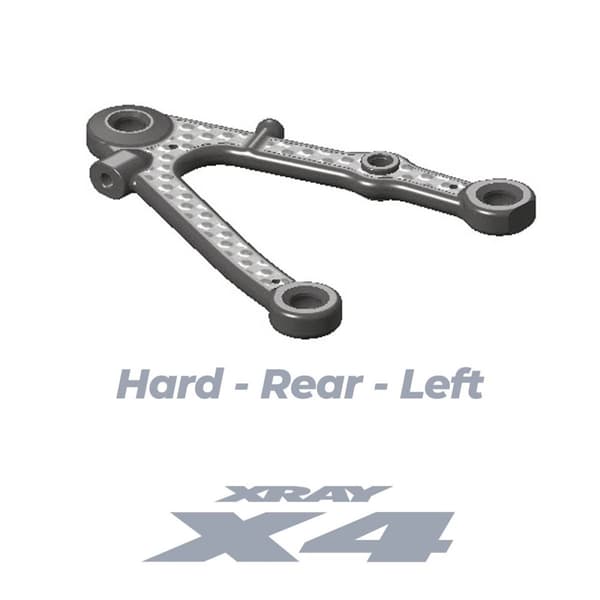 XR-303181-H X4 Carbon Rear Lower Arm Hard Left