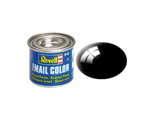 Revell Musta, kiiltävä RAL 9005 14 ml-tin, Sort, 1 kpl