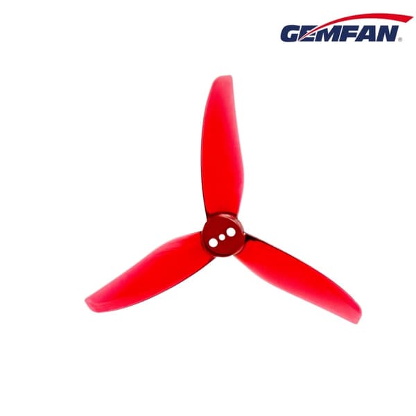 Gemfan Hurricane 3 Blade 3020 Vinröd