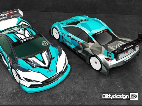 Bittydesign HYPER-HR Clear Body 1/10 TC 190mm ULW