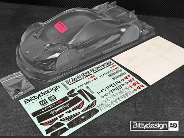 Bittydesign HYPER-HR Clear Body 1/10 TC 190mm ULW
