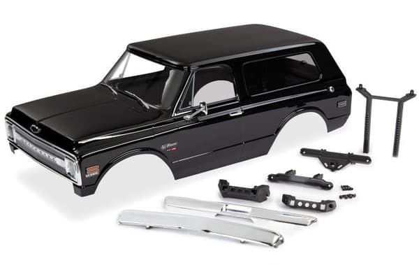TRX-9112X Body Chevy Blazer K5 1969 Set Svart