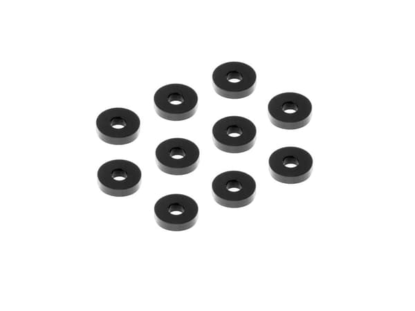 XR-303119-K Alu Shim 3x9x2mm - Black (10)