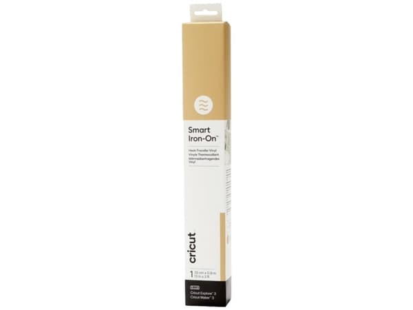 Cricut Smart Iron-On - Hantverksmaterial - 33 x 90 cm - guld - vinyl