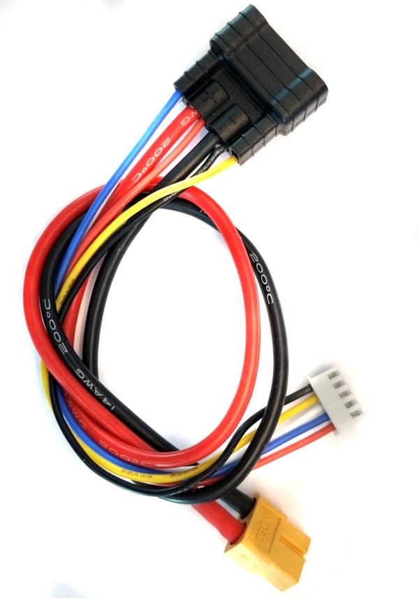 Bronto Ladekabel - XT60 til Traxxas ID 4s