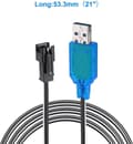 Miniatyrbillede 3 af 5: 2 stk SM-2P 250mAh udgang RC bil til batterier 6V Ni-MH farve USB-opladningskabel