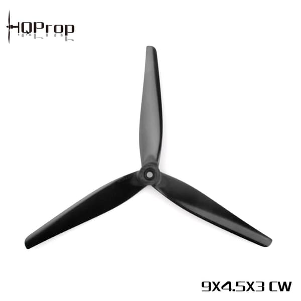 HQ MacroQuad 9X4.5X3R Black Glass Fiber (CW)
