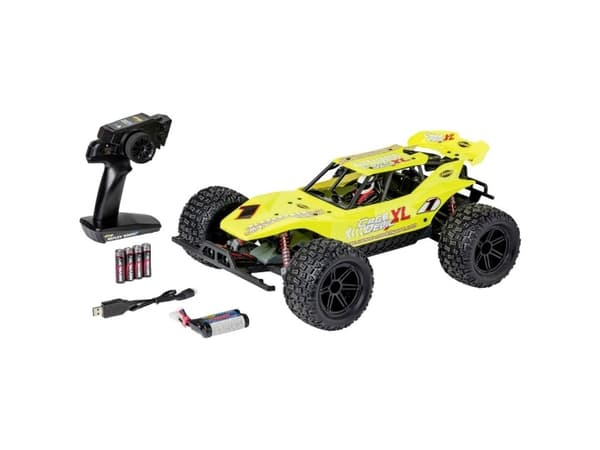 Carson RC Sport Cage Devil XL Yellow Brushed 1:10 RC modellbil Elektronik Buggy RtR 2,4 GHz