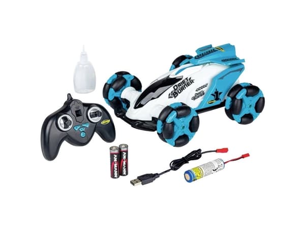 Carson Drift Burner, toy wehicle (white/turquoise, 1:14)