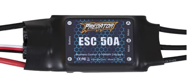FMS Predator ESC 50A w/5A BEC XT60