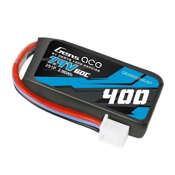 2s   400mAh - 60C - Gens Ace M1/T15 JST