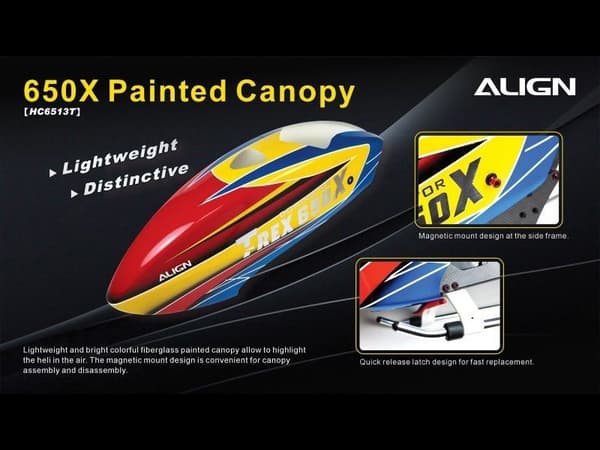 HC6513T 650X Painted Canopy