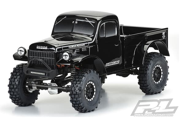 Proline 1946 Dodge Power Wagon sort krop