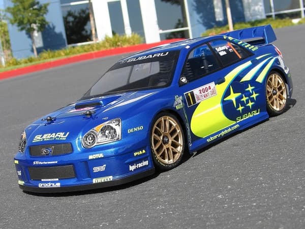 HPI -17205 Subaru Impreza WRC 2004 omålad
