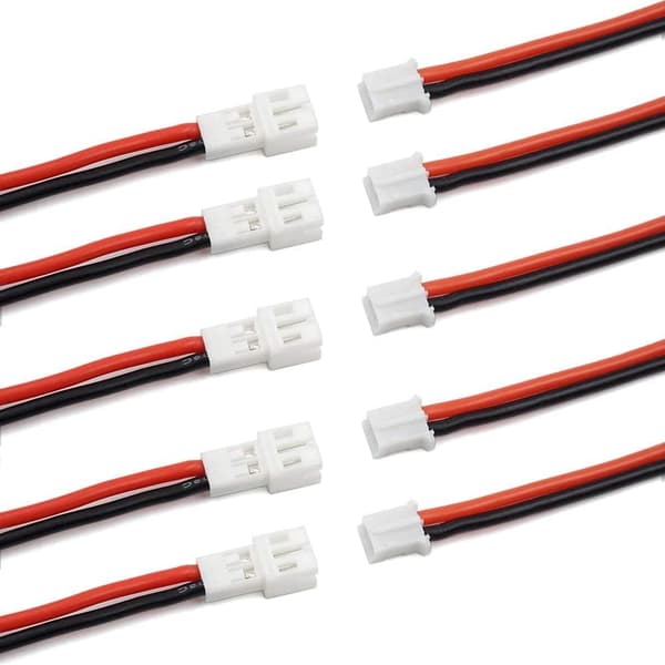 5 par 10 JST-PH 2.0 för batteri JJRC H36 H67 BladInductrix EMachine E010 E013 - Tillbehör till Fjärrstyrda Leksaker anslutningskablar