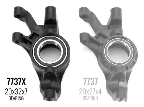 TRX-7737X Steering Block Left & Right X-Maxx