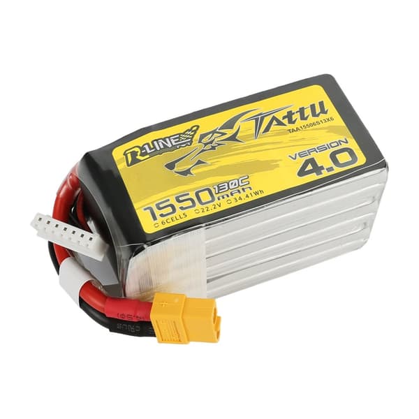 6s  1550mAh -130C - Gens Ace Tattu R-line 4.0