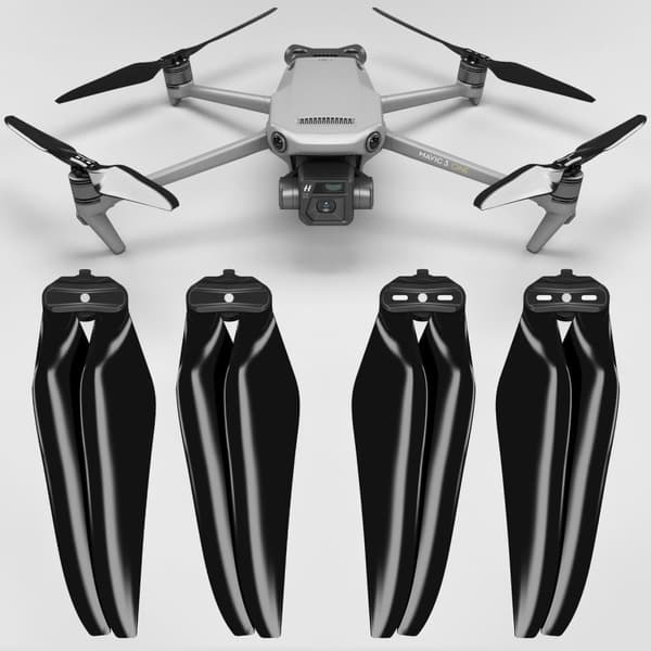Master Airscrew Mavic 3 Stealth Prop Sæt - Sort