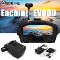 Miniatyrbillede 3 af 9: Original Eachine EV800 5'' 800x480 FPV HD LCD VR Goggles med høj lysstyrke 5,8G 40CH Raceband Auto-søgning med 3,7V/2000mAh batteri