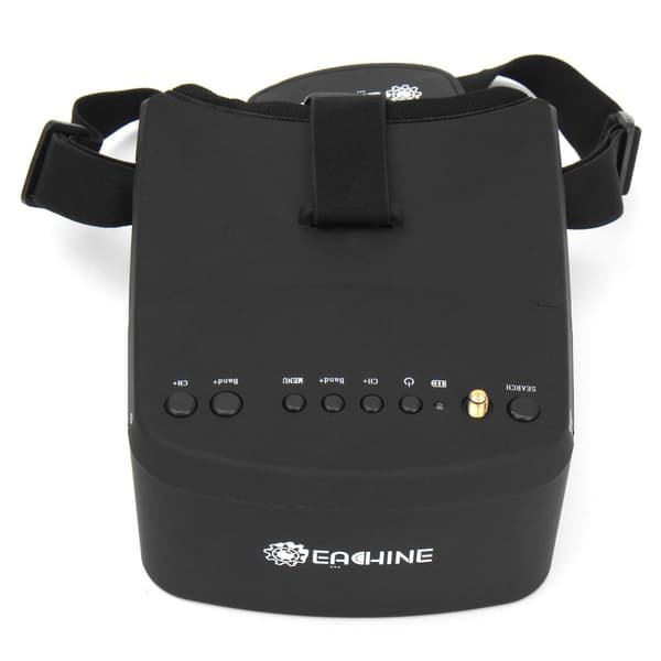 Original Eachine EV800 5'' 800x480 FPV HD LCD VR Goggles med høj lysstyrke 5,8G 40CH Raceband Auto-søgning med 3,7V/2000mAh batteri