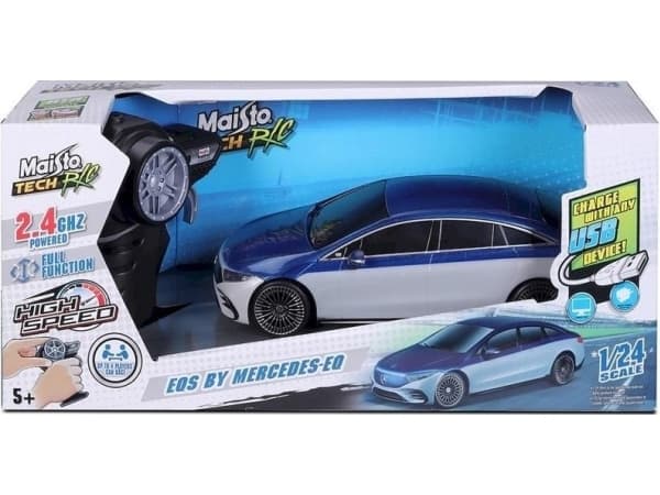 Maisto Maisto Tech RC Mercedes-Benz EQS, toy wehicle (black/silver, 1:24)