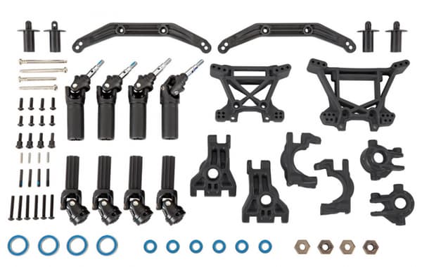 Traxxas Extreme Heavy Duty Upgrade Kit - Black