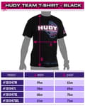 Miniatyrbilde 2 av 2: Hudy Black Team T-Shirt (XL)