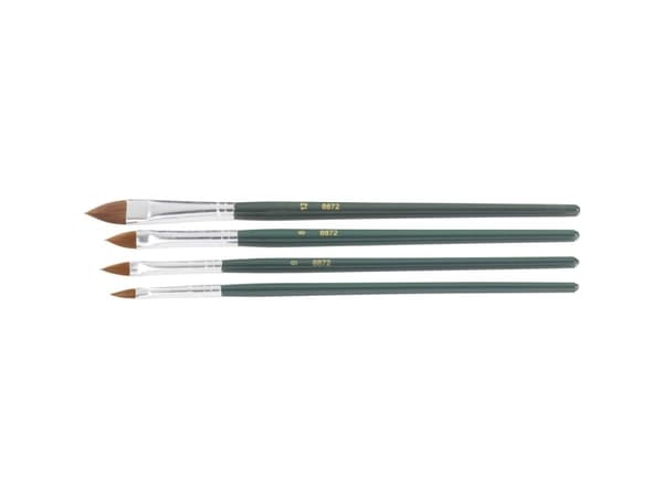ZAHN Pinsel E10710-09 Udbedringspensel Syntetisk 4 dele