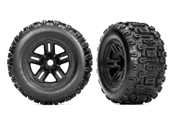 TRX-9672 Slägga däck och hjul 3.8&quot;(2)