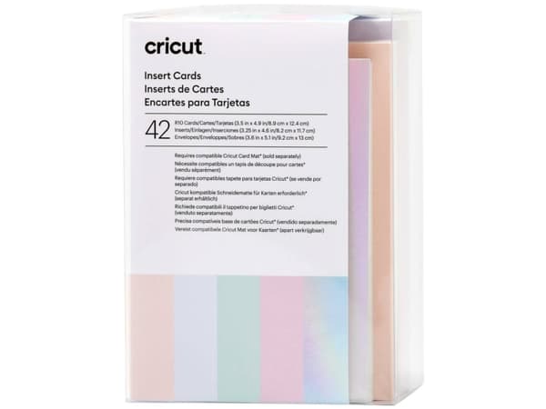 Cricut Princess Sampler - Insert card - 42 delar - R10 - 8.9 x 12.4 cm - lavendel, powder blue, tulip, whispering blue