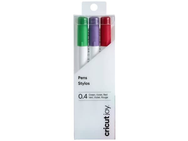 Cricut Joy Fine Point Pen Set 3-pack 0.4 (Red, Green, Violet)