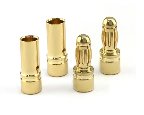 Bronto 3.5 mm guldkontakter - 2 par