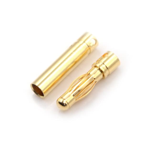 Bronto 4.0 mm guldstik - 2 par