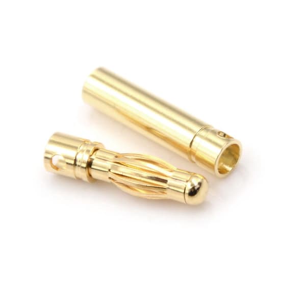 Bronto 4.0 mm guldstik - 2 par