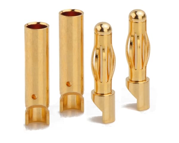 Bronto 4.0 mm guldstik - 2 par