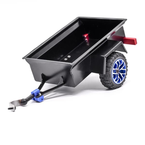 HobbyDetails Alu Mini Trailer Black SCX24