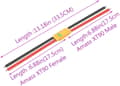 Miniatyrbild 2 av 3: 1 par XT90 honkontaktkontakt med 10AWG för skoterbatteri (1 par XT90 med 10AWG-kabel) - Tillbehör till Fjärrstyrda Leksaker kabel