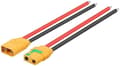 Miniatyrbild 1 av 3: 1 par XT90 honkontaktkontakt med 10AWG för skoterbatteri (1 par XT90 med 10AWG-kabel) - Tillbehör till Fjärrstyrda Leksaker kabel