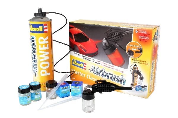 Revell Starter Class 39196 Airbrush startkit Med tryckluftsburk Single action