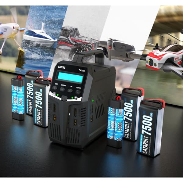 SkyRC T400Q 4x100W Datorladdare