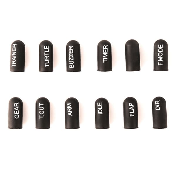 RadioMaster Silicon Switch Covers Kort - Sort