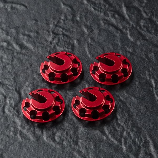 MST-820149R LW Lowered Alu Shocks Mounts (Red)