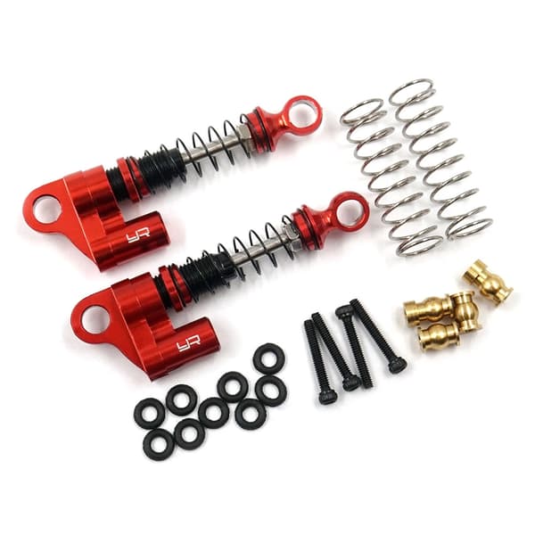 Yeah Racing Alu Shock Pair Red SCX24