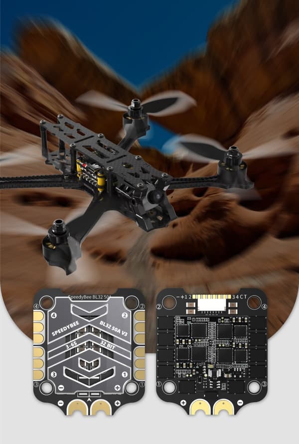 SpeedyBee Stack F7 V3 50A 3-6S FC Stack