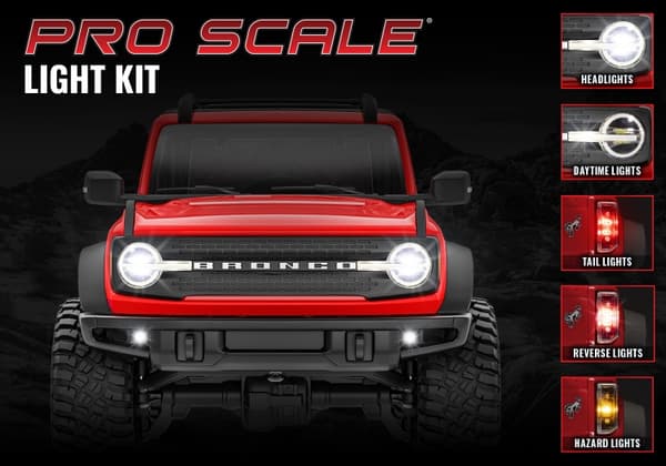 TRX-9783 LED-ljusset Komplett Bronco TRX-4M