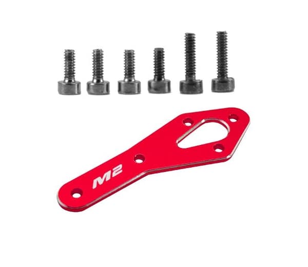 OSHM2318R Tail Motor Reinforcement Plate Red